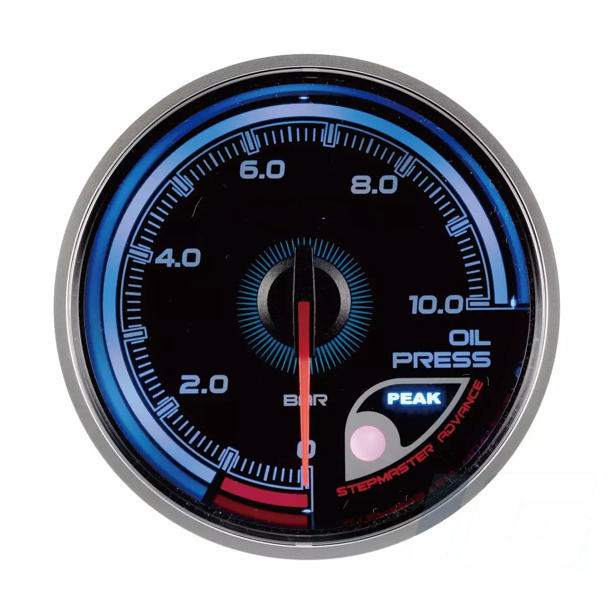 60mm LED Illumination Performance Car Gauges - Oil Pressure Gauge With Waterproof Sensor Connector For Your Sport Racing Car